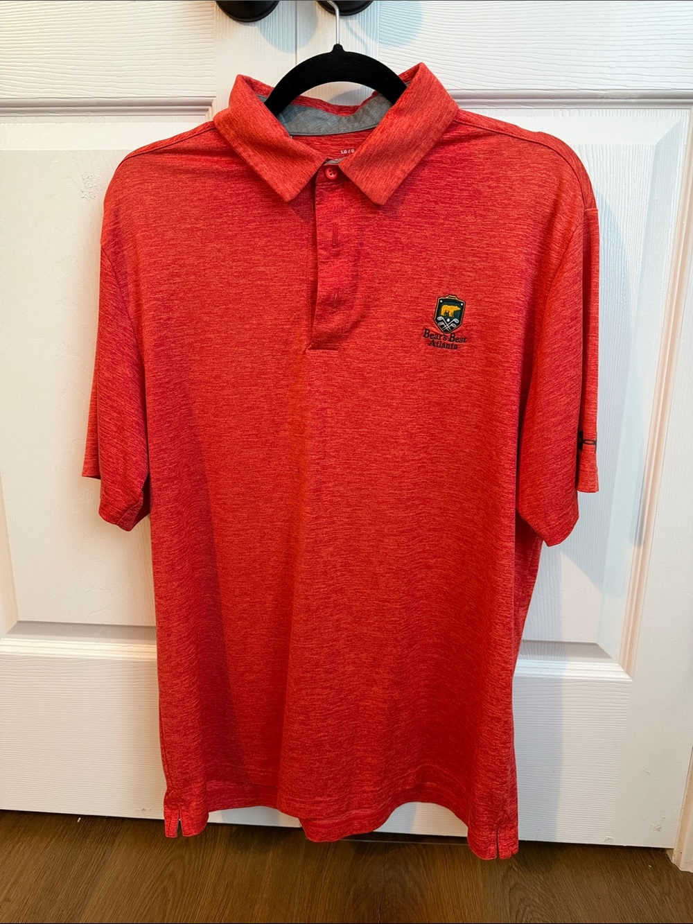 Under Armour Red Heather Performance Polo